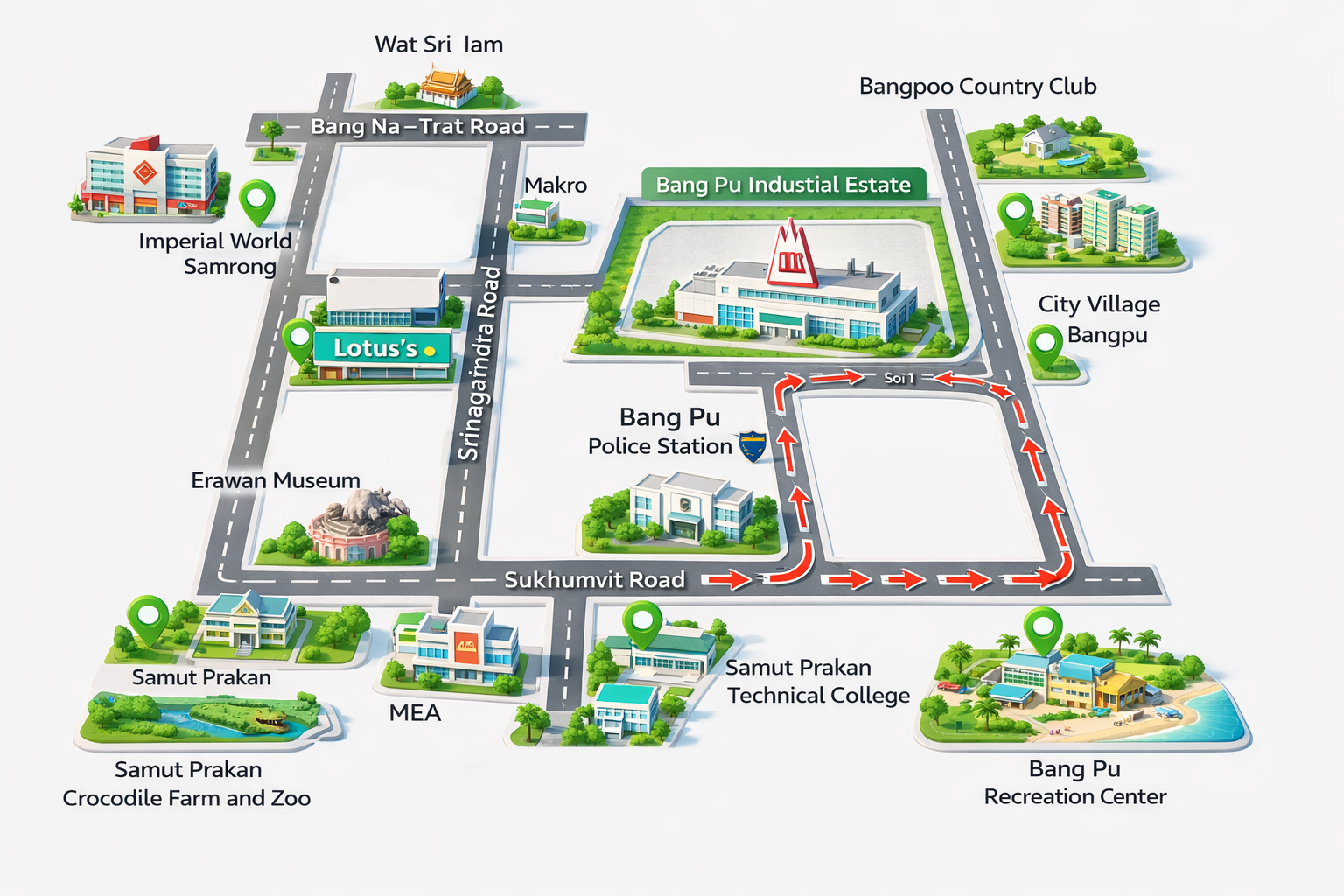 SIK Thailand location map